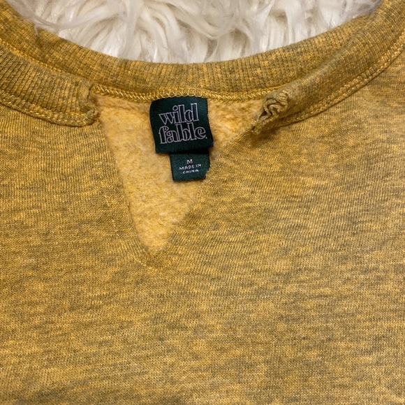 Mustard cropped sweater - Picture 2 of 4